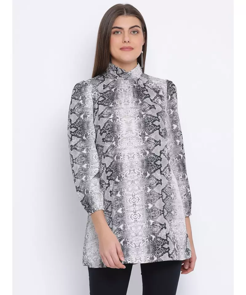 Serpentine Mora Print Women Tunic