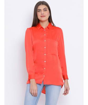Orange Sassy Women Shirt 1