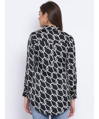 Abstract Chain Sassy Women Shirt 4