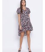Floral Dante Assymetric Hem Women Dress