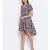 Floral Dante Assymetric Hem Women Dress