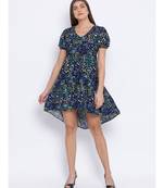 Blossom Glow Assymetric Hem Women Dress