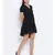 Black Benny Assymetric Hem Women Dress