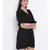 Black Berta Tie-Knot Women Dress