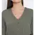 Khaki Latch Tie-Knot Women Dress
