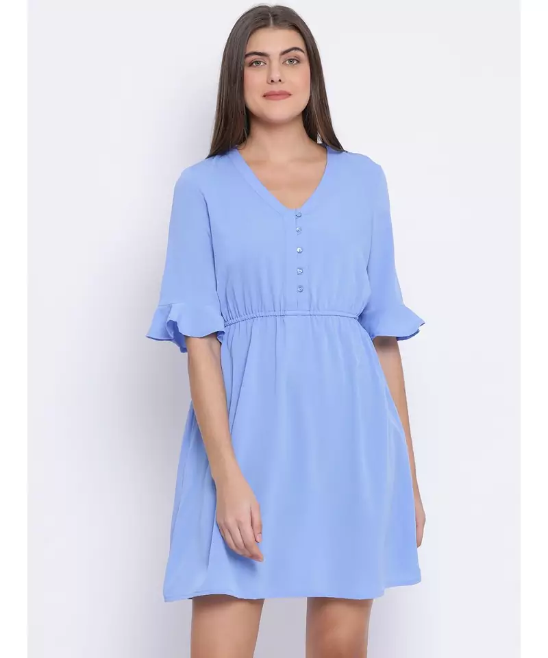 Sea Notorious Tie-Knot Women Dress