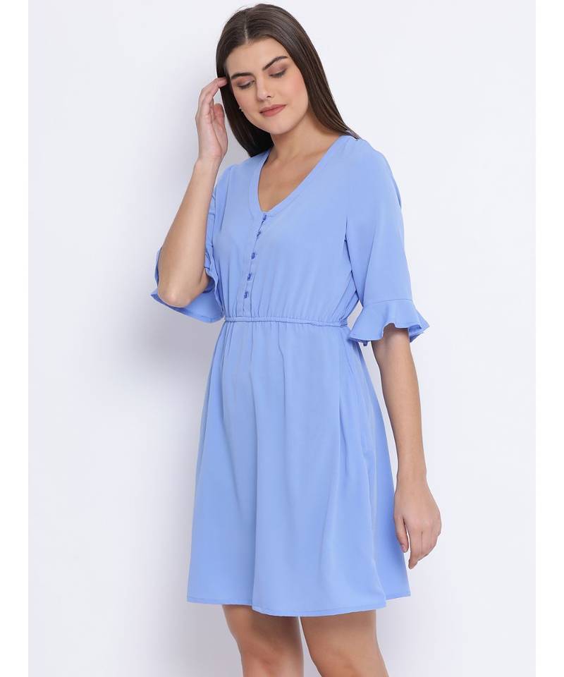 Sea Notorious Tie-Knot Women Dress