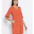 Rust Melon Tie-Knot Women Dress