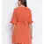 Rust Melon Tie-Knot Women Dress