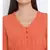 Rust Melon Tie-Knot Women Dress