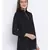 Black Shelly Zipper Women Tunic