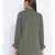 Khaki Lee Zipper Women Tunic