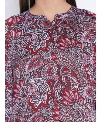 Paisley Power Classy Women Shirt 5