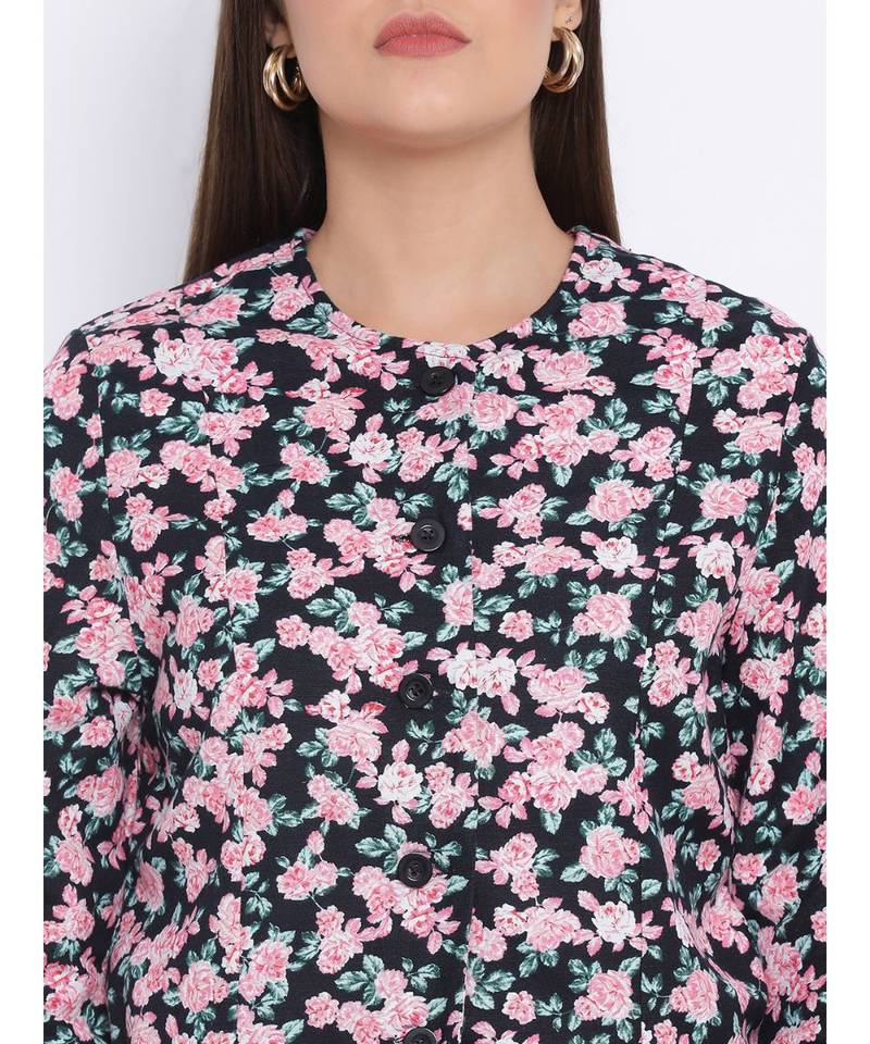 Floral Sherry StyleOn Women Jacket