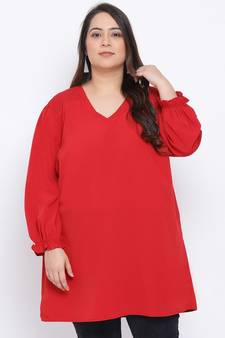 Fiery Lactoral Plus Size Women Tunic