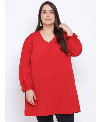 Fiery Lactoral Plus Size Women Tunic 1