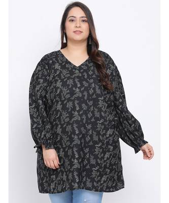 Forest Glamour Plus Size Women Tunic 1