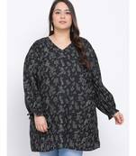 Forest Glamour Plus Size Women Tunic