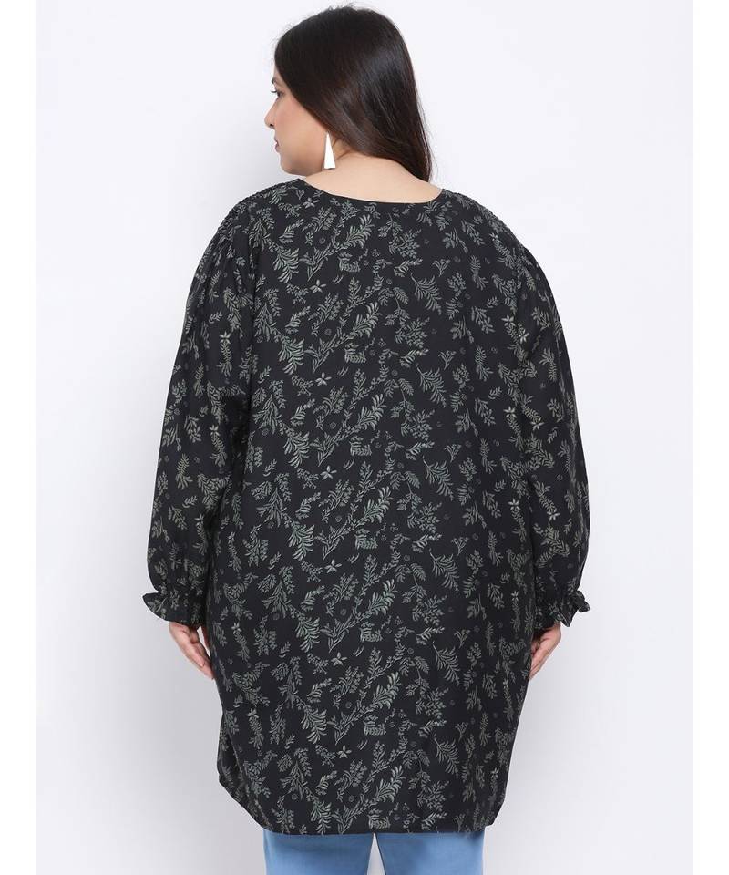 Forest Glamour Plus Size Women Tunic