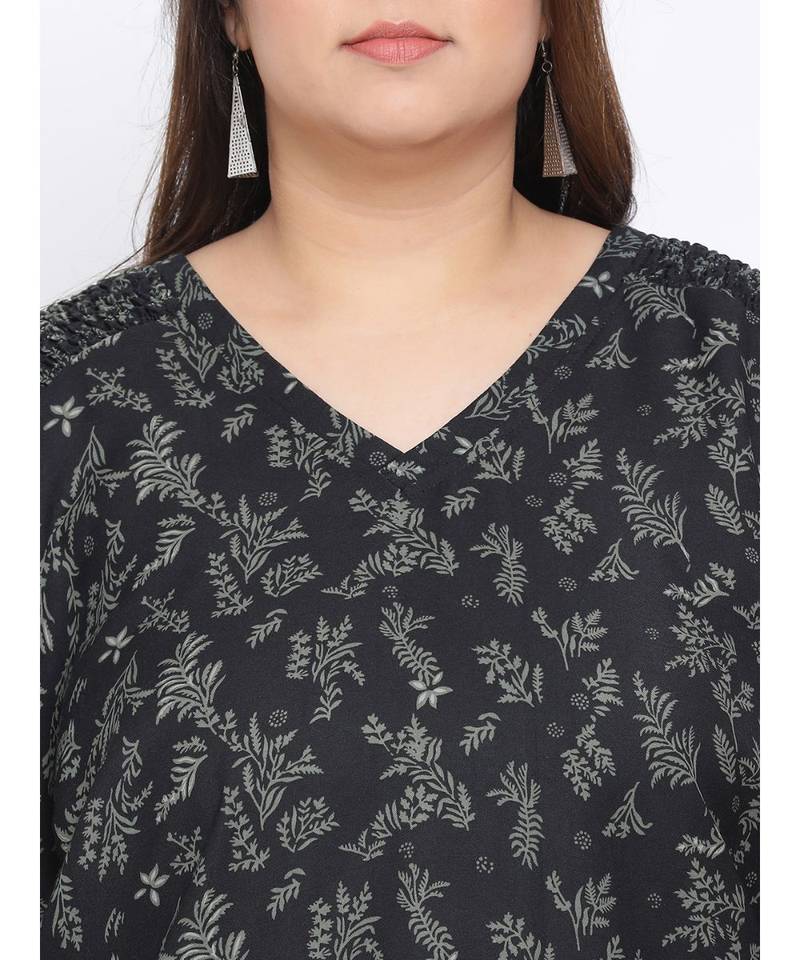 Forest Glamour Plus Size Women Tunic