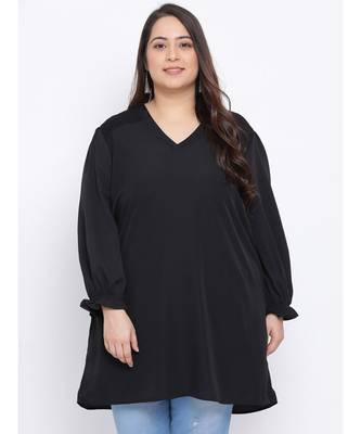 Black Amber Plus Size Women Tunic 1