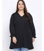 Black Amber Plus Size Women Tunic