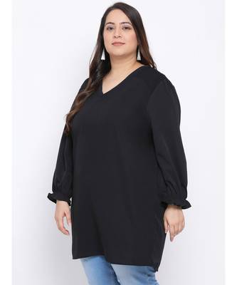 Black Amber Plus Size Women Tunic 3