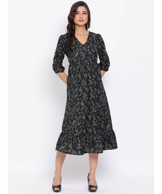 Green Floral Nelly Maxi Women Dress 1