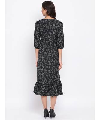 Green Floral Nelly Maxi Women Dress 4