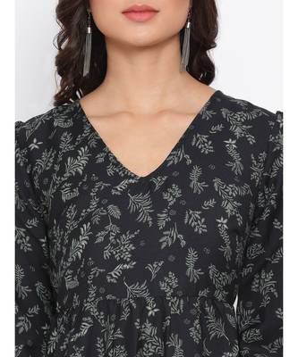 Green Floral Nelly Maxi Women Dress 5