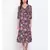 Red Paisley Print Maxi Women Dress