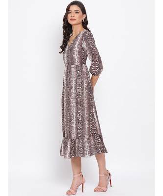 Graphic Print Sally Maxi Women Dress 2