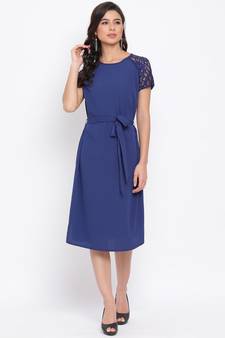 Ocean Lace Detail Women Dress