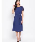 Ocean Lace Detail Women Dress