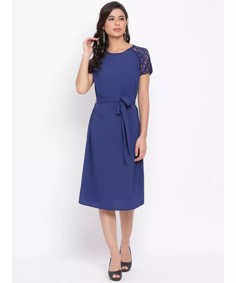 Ocean Lace Detail Women Dress