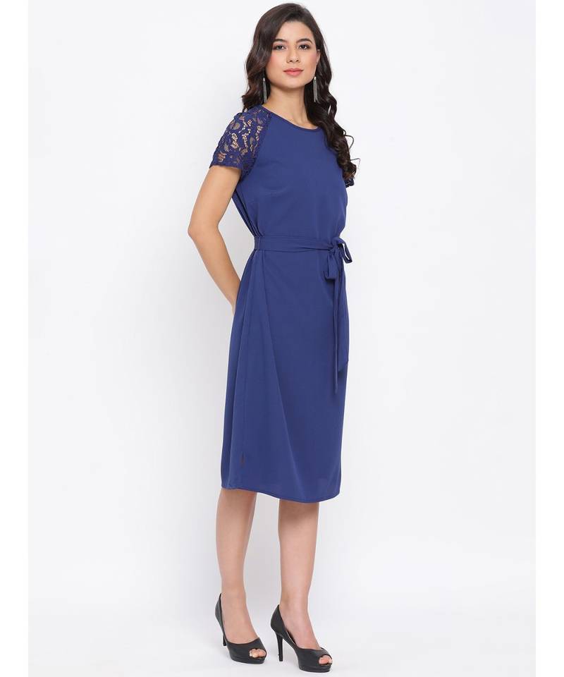 Ocean Lace Detail Women Dress