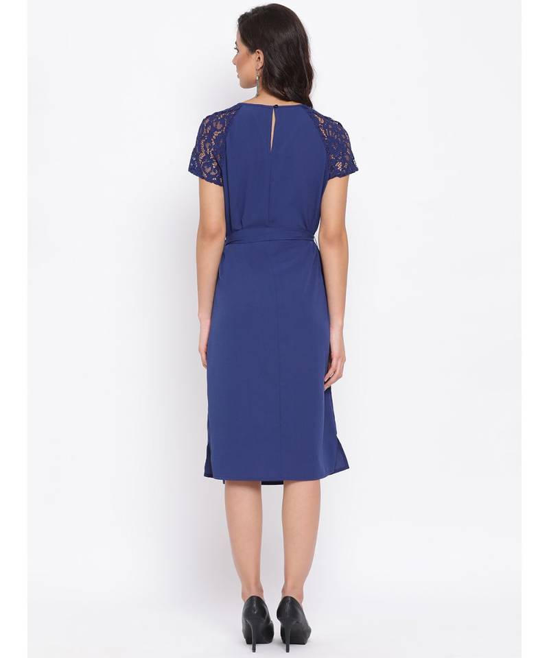 Ocean Lace Detail Women Dress
