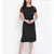 Black Lace Detail Women Dress