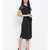 Black Lace Detail Women Dress