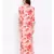 Red Floral Nightwear Women Dress