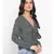 Green Floral Turn Women Top