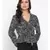 Grey Graphic Turn Women Top