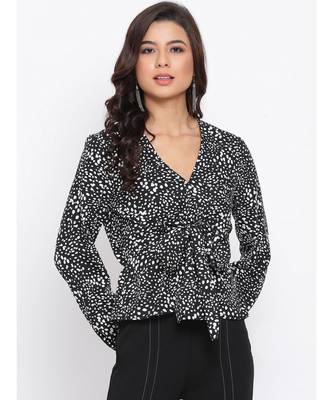 Grey Graphic Turn Women Top 1