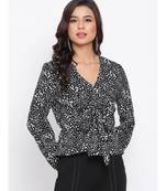 Grey Graphic Turn Women Top