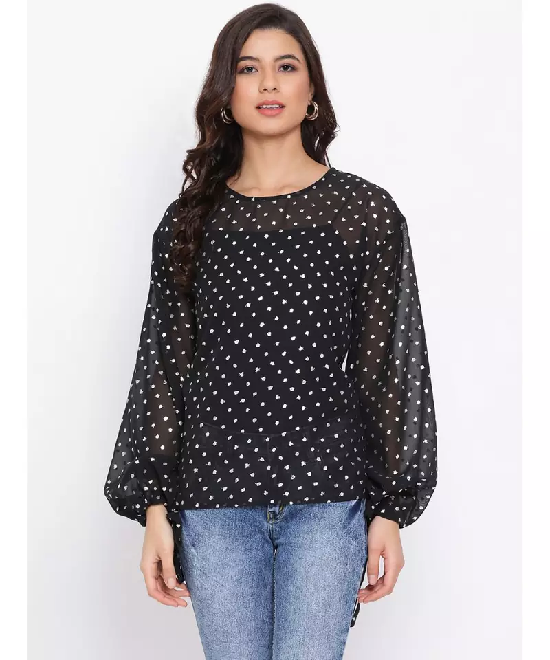 Polka Memory Women Top
