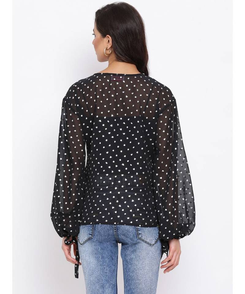 Polka Memory Women Top