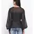 Black Graphic Women Top