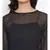 Black Graphic Women Top