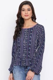 Floral Wave Women Top