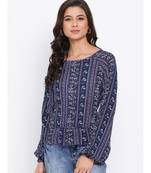 Floral Wave Women Top